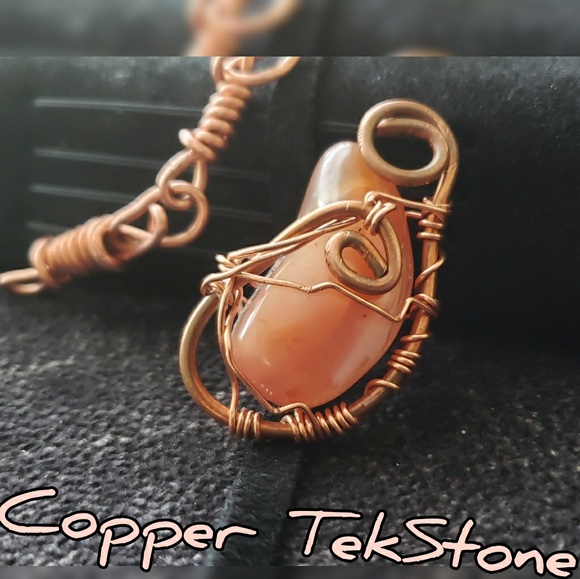 Tekstone  Carnelian Pendant - Picture 1 of 2